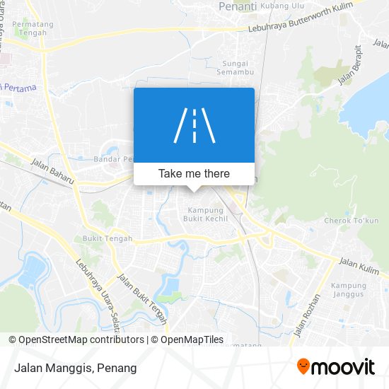 Jalan Manggis map