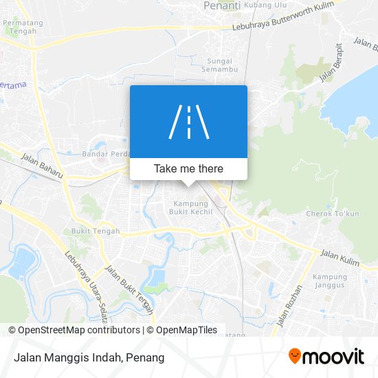 Peta Jalan Manggis Indah