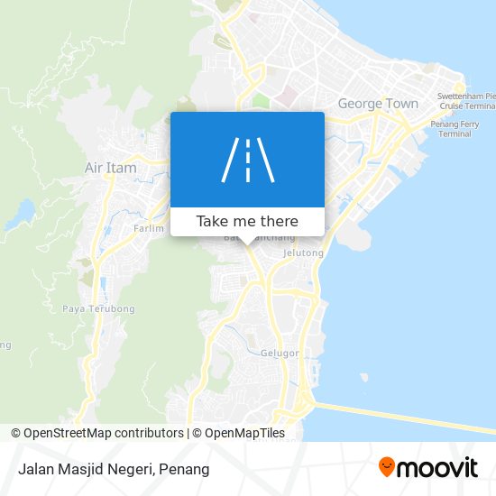 Peta Jalan Masjid Negeri