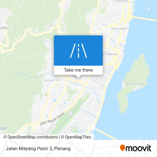 Jalan Mayang Pasir 3 map