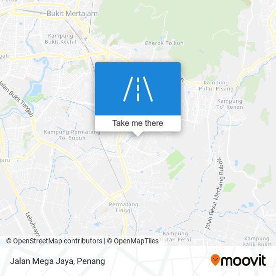 Peta Jalan Mega Jaya