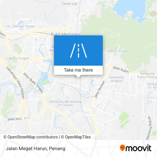 Peta Jalan Megat Harun