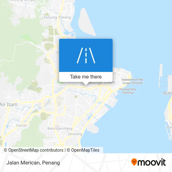 Jalan Merican map