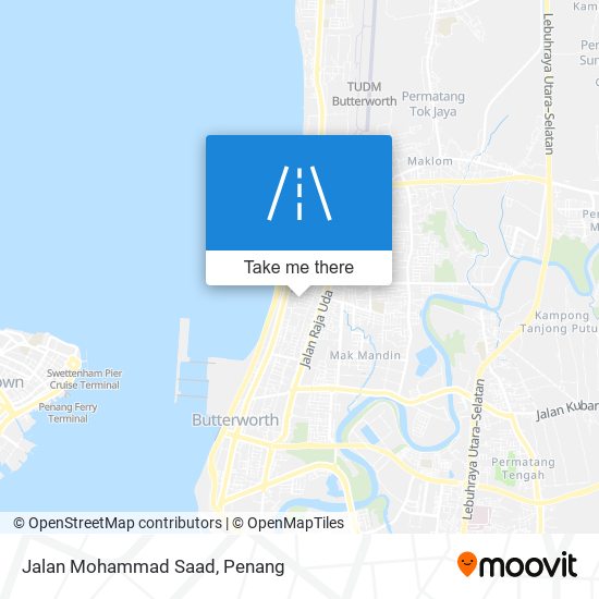 Peta Jalan Mohammad Saad
