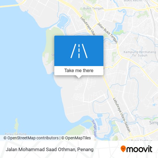 Peta Jalan Mohammad Saad Othman