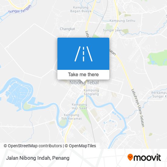 Peta Jalan Nibong Indah