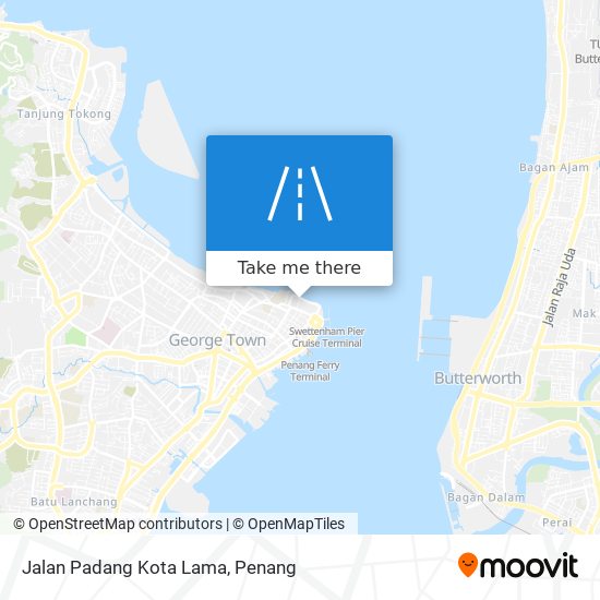 Peta Jalan Padang Kota Lama