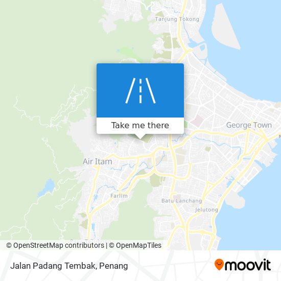 Peta Jalan Padang Tembak
