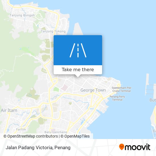 Peta Jalan Padang Victoria