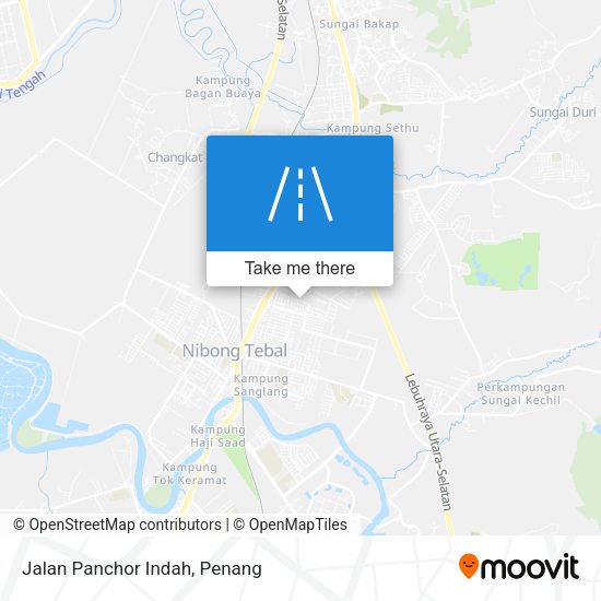 Peta Jalan Panchor Indah