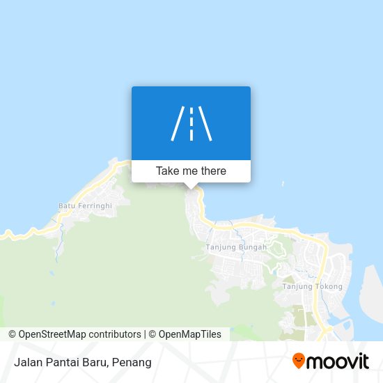 Peta Jalan Pantai Baru