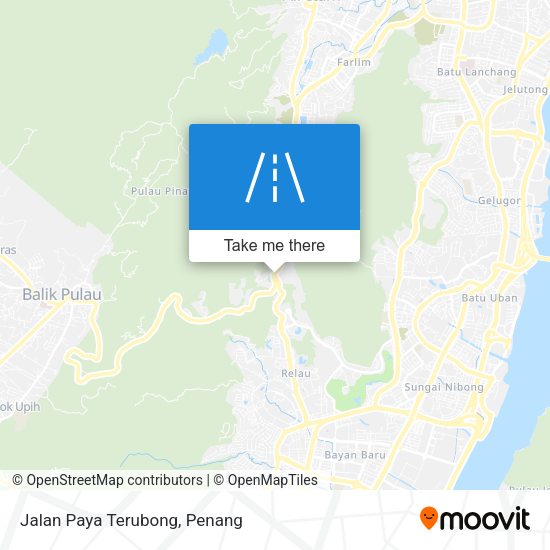 Jalan Paya Terubong map