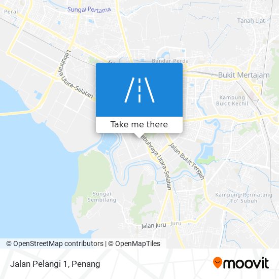 Jalan Pelangi 1 map