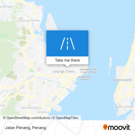 Jalan Penang map