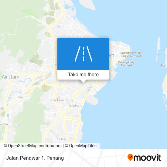 Jalan Penawar 1 map