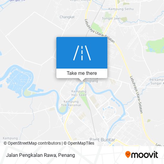 Peta Jalan Pengkalan Rawa