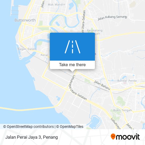 Peta Jalan Perai Jaya 3