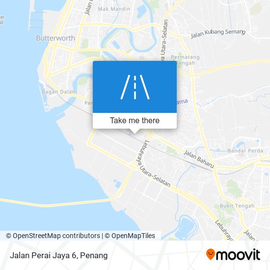 Jalan Perai Jaya 6 map