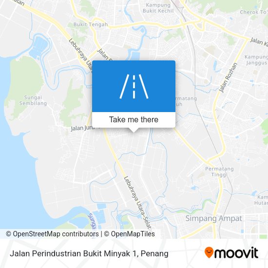 Jalan Perindustrian Bukit Minyak 1 map