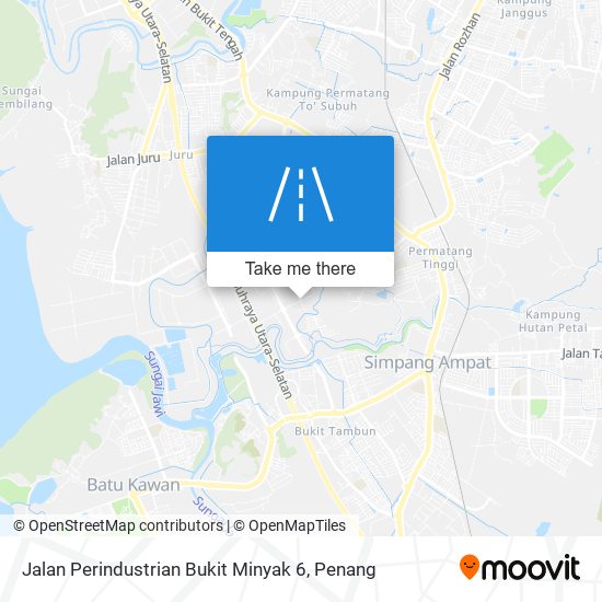 Jalan Perindustrian Bukit Minyak 6 map