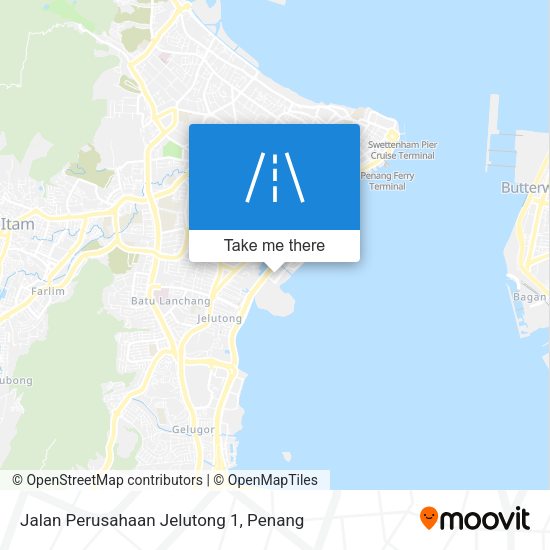 Peta Jalan Perusahaan Jelutong 1