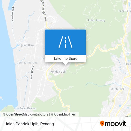 Peta Jalan Pondok Upih