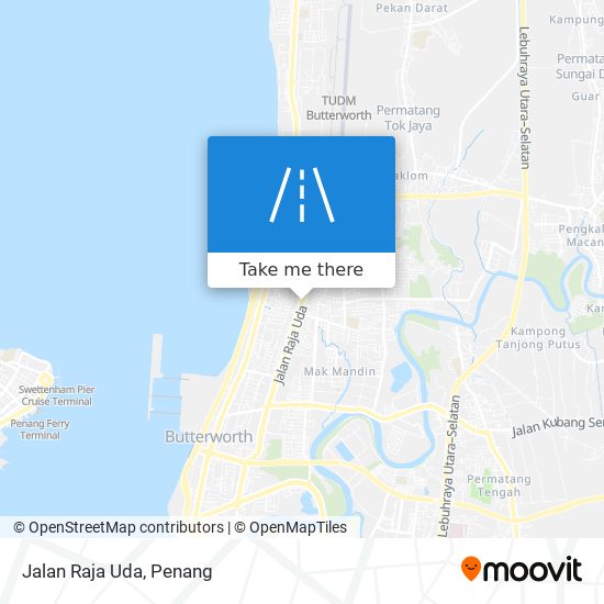 Jalan Raja Uda map