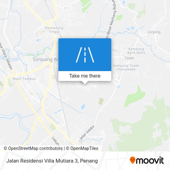 Jalan Residensi Villa Mutiara 3 map
