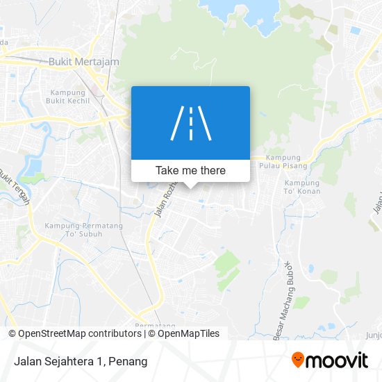 Jalan Sejahtera 1 map