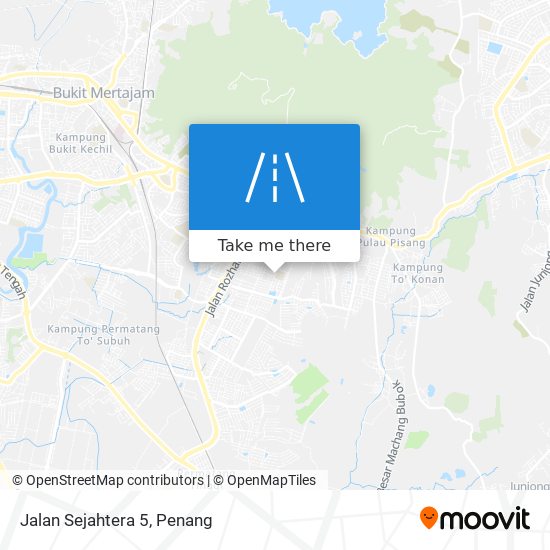 Jalan Sejahtera 5 map