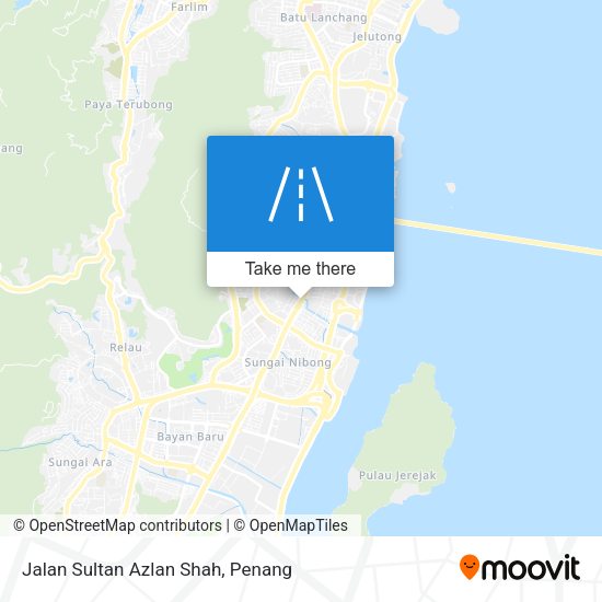 Jalan Sultan Azlan Shah map