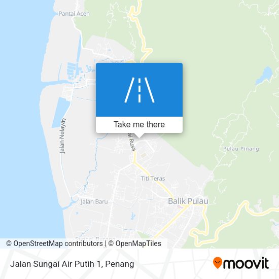 Jalan Sungai Air Putih 1 map