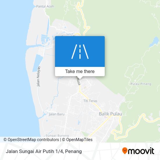 Peta Jalan Sungai Air Putih 1/4