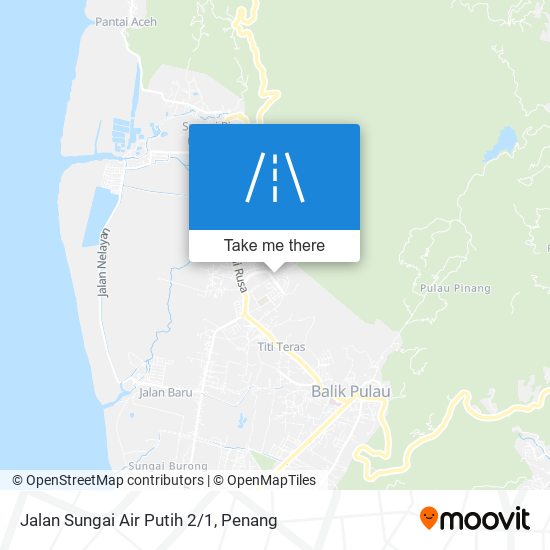 Jalan Sungai Air Putih 2/1 map