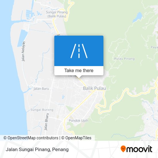 Peta Jalan Sungai Pinang