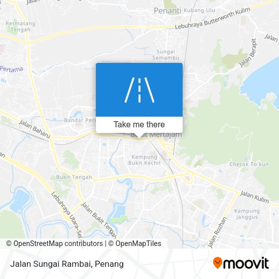 Peta Jalan Sungai Rambai