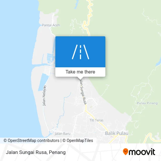 Jalan Sungai Rusa map