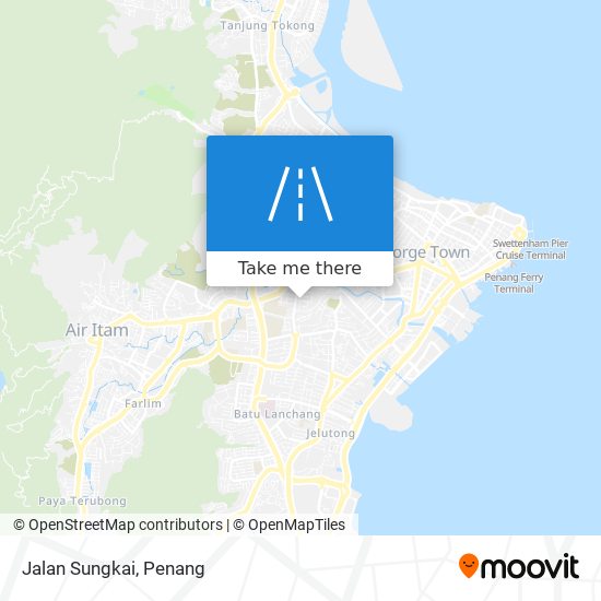 Jalan Sungkai map