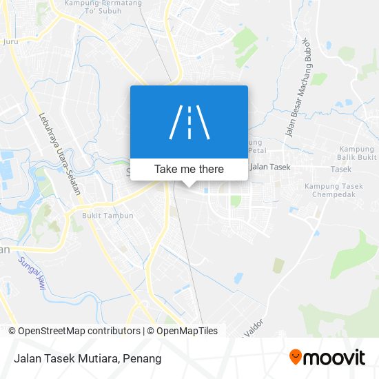 Peta Jalan Tasek Mutiara