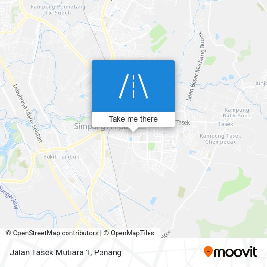 Peta Jalan Tasek Mutiara 1