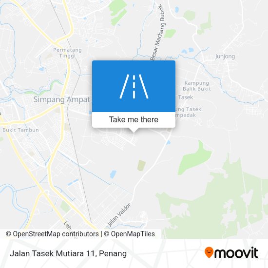 Jalan Tasek Mutiara 11 map