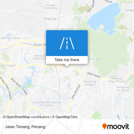 Jalan Tenang map