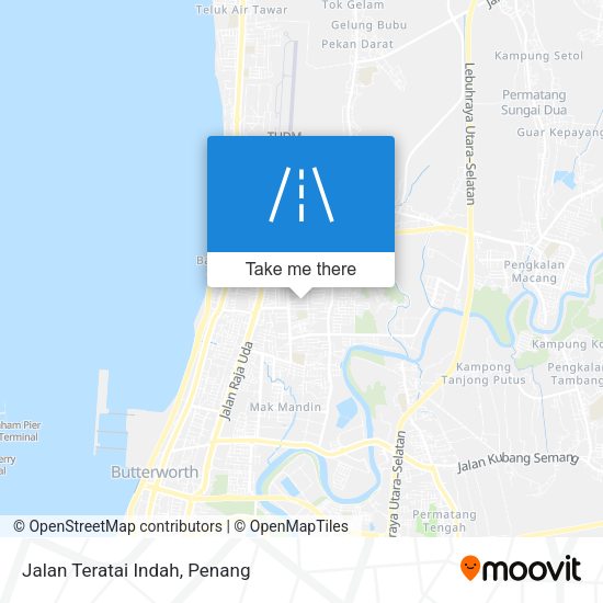 Peta Jalan Teratai Indah