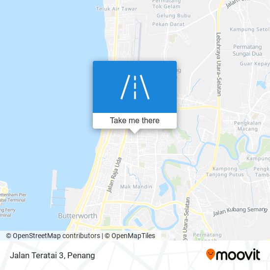 Jalan Teratai 3 map