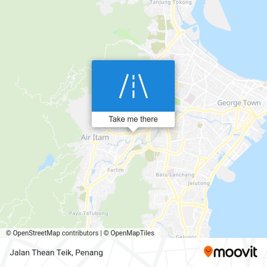 Jalan Thean Teik map