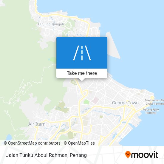 Jalan Tunku Abdul Rahman map