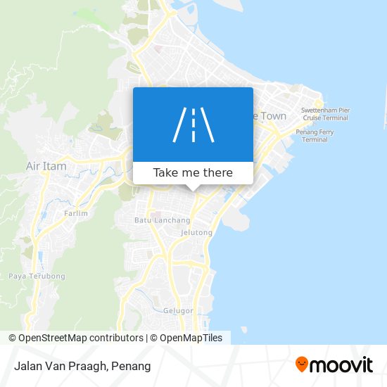 Jalan Van Praagh map