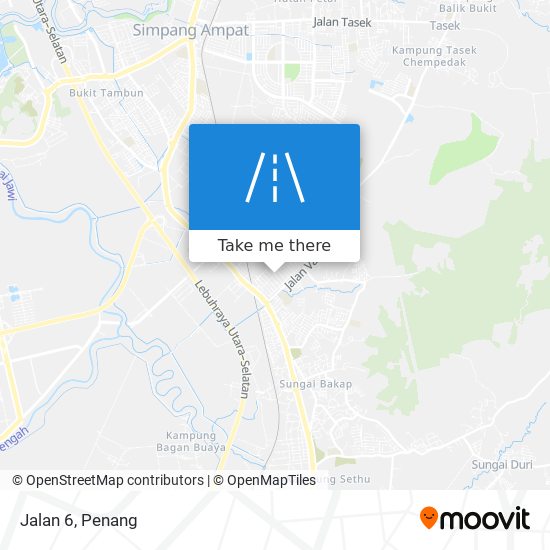 Jalan 6 map