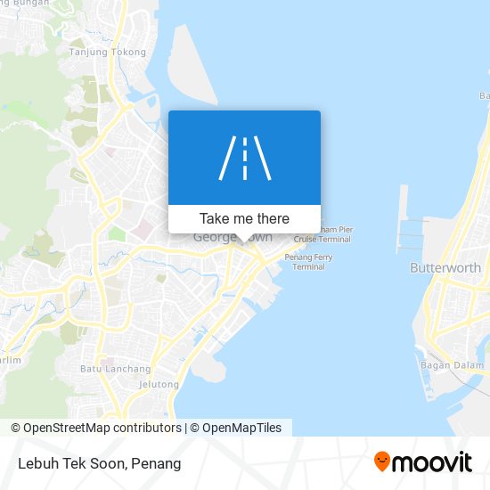 Lebuh Tek Soon map