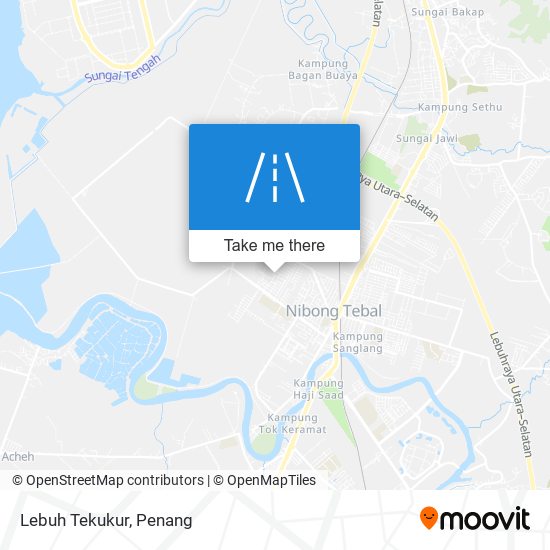 Lebuh Tekukur map